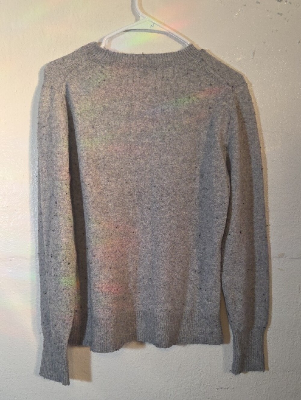 J. Crew Womens Heather Gray Crewneck Sweater Size Medium - Picture 2 of 7